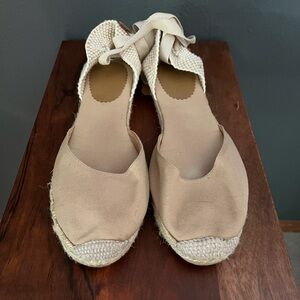 J.Crew Beige Woven Espadrilles